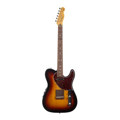 Used Fender Acoustasonic Telecaster Sunburst 2010 image 2
