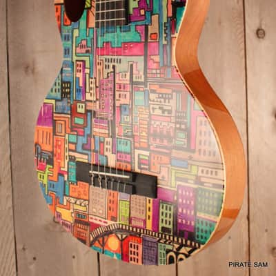 WASHBURN Festival  CUSTOM ART Guitar - EACT42S Classical Thinline image 8