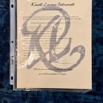Ken Lawrence - Custom Explorer - Black - 2015 image 11