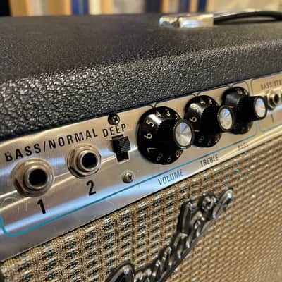 Fender Bassman Ten 2-Channel 50-Watt 4x10" Guitar Combo 1972 - Silverface (Has permanent wheels and a cover) image 6