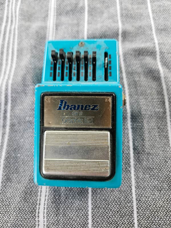 Ibanez GE9 Graphic EQ 1980s - Blue image 1