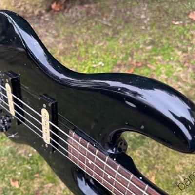 1982 EKO BB 55 Bass - Version 1017 - All Black with Matching Headstock image 12