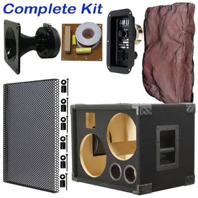 2X10 bass gutar speaker empty cabinet, black carpet 100% US MADE image 3