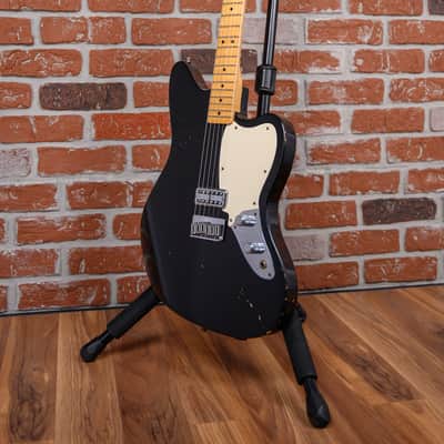 Fender Custom Shop Limited Edition La Cabronita Gato Gordo Jazzmaster Relic Aged Black 2014 w/OHSC image 5