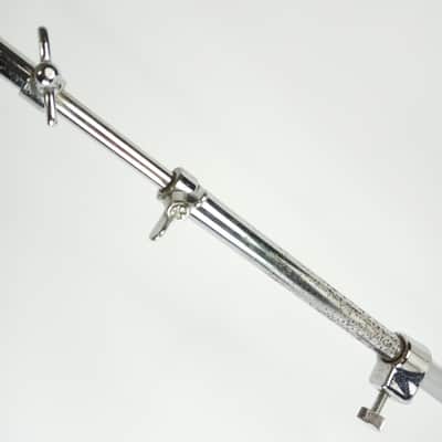 Slingerland#33F Flush-Base Cymbal Stand Vintage 60s Niles,USA Flat Tripod Chrome image 3
