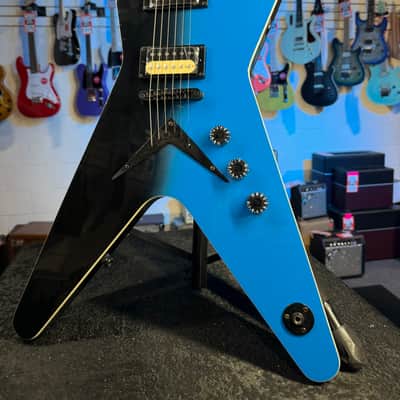 Dean ML 79 Black to Blue Fade, Free Plek Setup & Ship #480 image 1