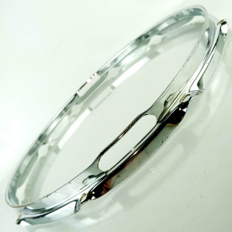 Ludwig 15"10Lug 1.6mm Resonant Marching Snare Drum Rim/Hoop Triple Flange US 80s image 1
