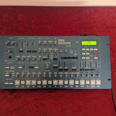 Korg MS2000R 2000s - Blue Rackmount Analog Modeling Synthesizer Synth image 5