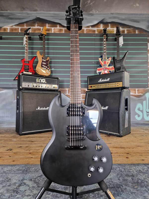 Epiphone G400 Gothic SG Satin Black 2009 Electric Guitar | Reverb