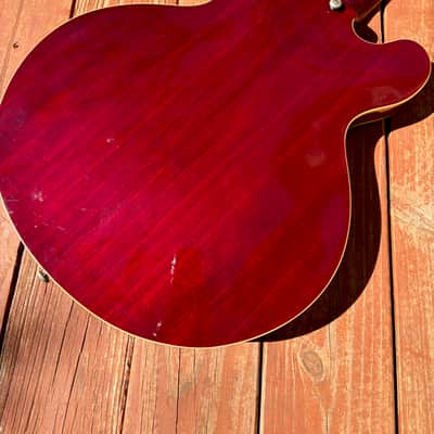 Samick Kingston SAN-450 1998 Cherry 335 W/HSC Semi-Hollow Guitar Artist Series image 2