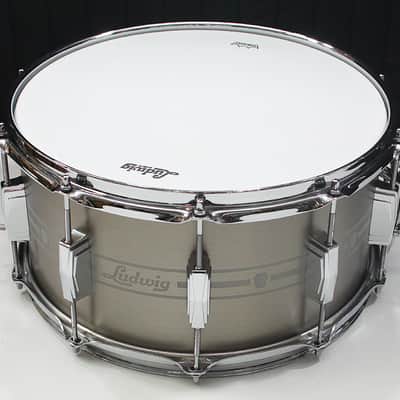 Ludwig Heirloom Steel 7" x 14" Snare Drum LSTLS0714 image 1