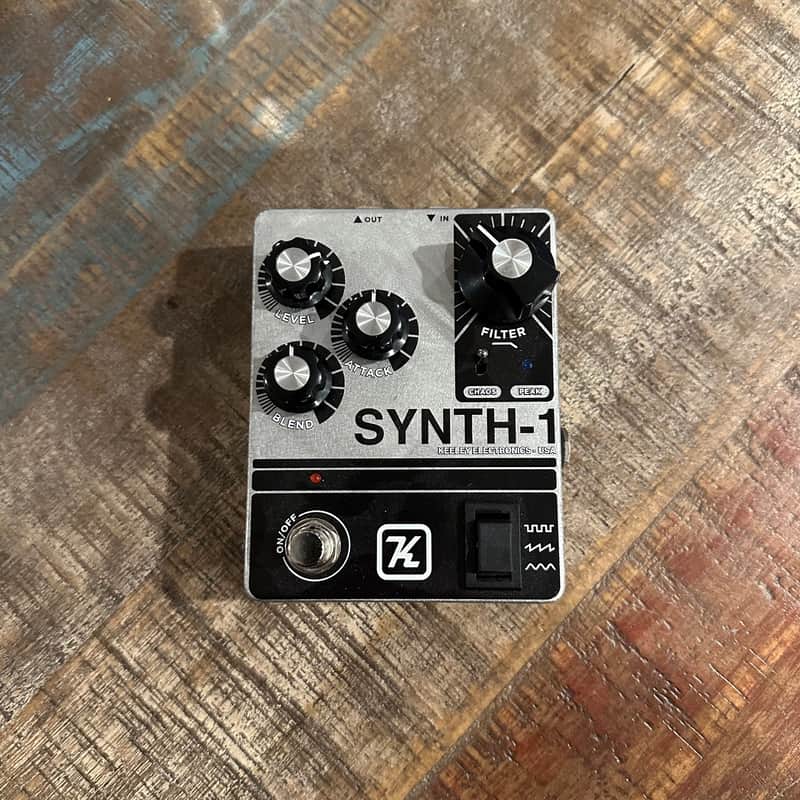 Keeley Synth 1 Reverse Attack Fuzz Wave Generator 2019 - Black / Silver image 1