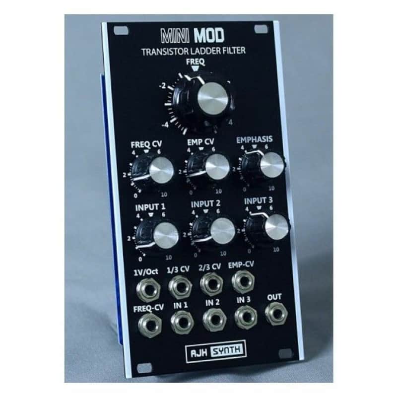 AJH Synth MiniMod Transistor Ladder Filter Minimoog VCF Module (black)