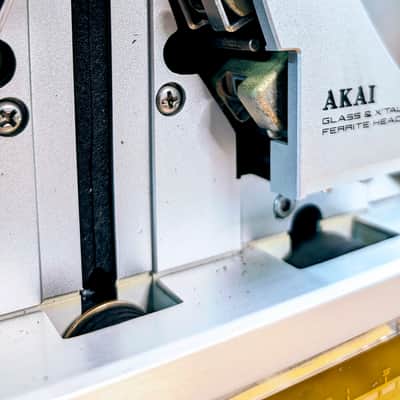 Akai GX-77 reel to reel - [Superb!] condition, refurbished ($600!), original takeup reel, original service manual, extra NOS tape! image 10