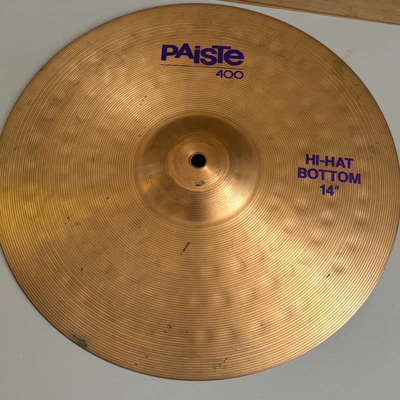 Paiste 14" 400 Hi-Hat Cymbals (Pair) 1986 - 1992 - Traditional image 1