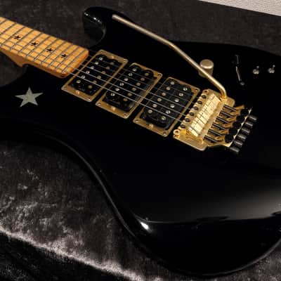 Kramer Sambora Signature Guitar 1989 Black w/ Gold Hardware image 8