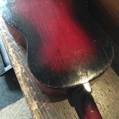 Telestar "Quality Guitar" acoustic 22" scale 1960's Sunburst image 4