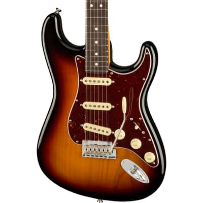 Fender American Professional II Stratocaster Electric Guitar in 3 Tone Sunburst image 1