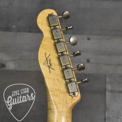 Mint Fender Custom Shop 60s Reverse Telecaster Journeyman Relic - Champagne Metallic (Journeyman Relic) with custom shop hard shell case image 8