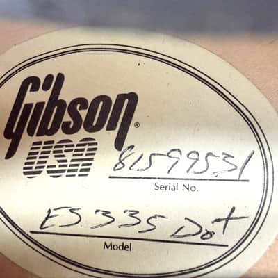1989 Gibson ES-335 Dot - Natural image 10
