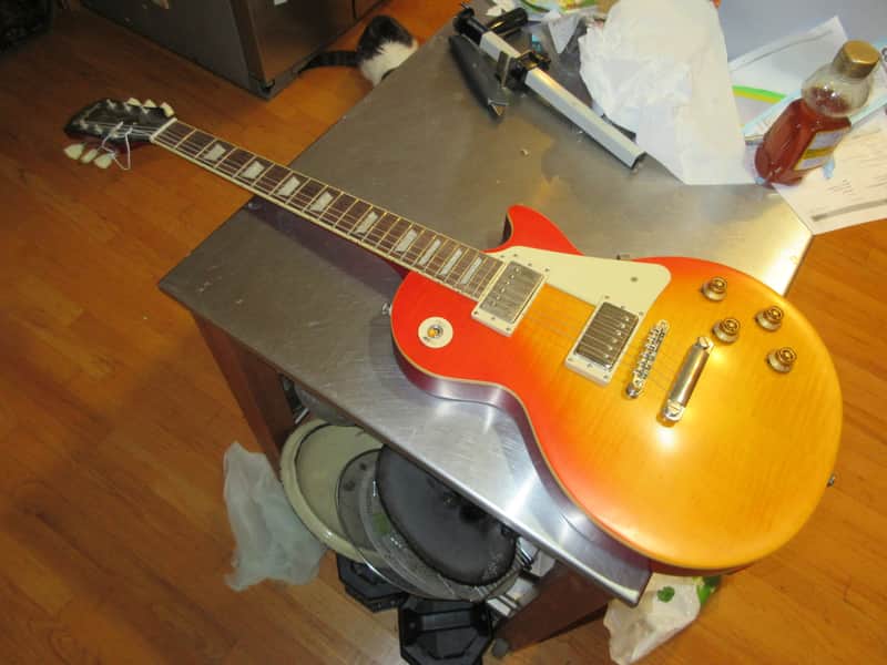 Epiphone Limited Edition 1959 Les Paul Standard - Aged Dark Cherry Burst image 1