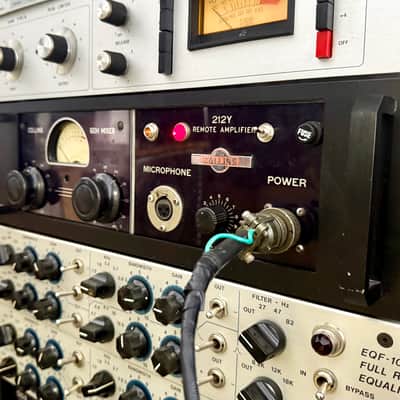Collins 212Y tube preamplifier/ 60H mixer c 1940’s 1950 - Racked original vintage remote microphone preamp mic-pre image 5