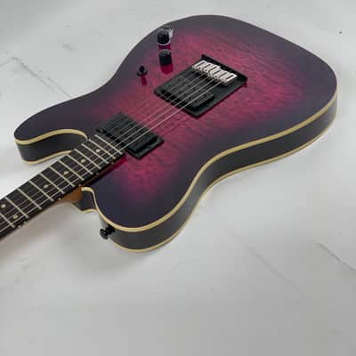 Schecter PT Pro Trans Purple Burst Electric Guitar + Free Gig bag - See Actual Pics Bild 10