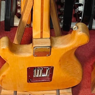 Fender The Strat with Rosewood Fretboard 1980 Candy Apple Red Matching headstock Stripped body image 11