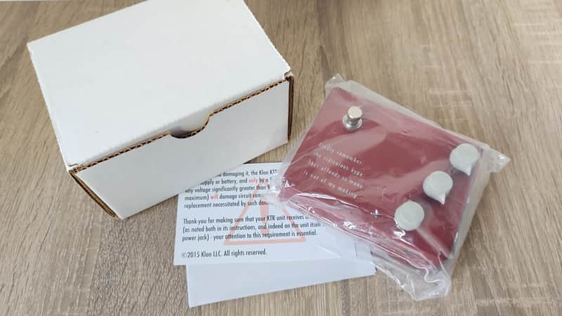 Klon KTR Overdrive Guitar Pedal, Original Diodes image 1