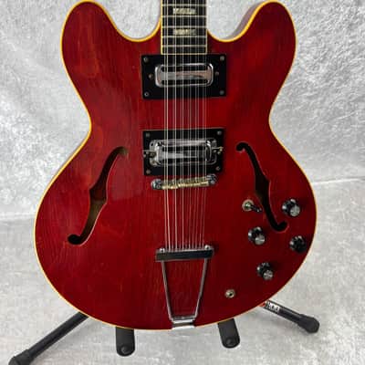 Vintage 1967 Gibson ES-335-12 ES-335-TDC-12 12 string guitar in red w/ case image 15