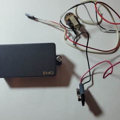 EMG 85 active pickup w/ harness, jack, and hardware - Black image 1