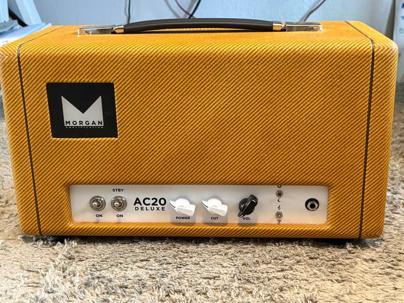 Morgan Amplification AC20 Deluxe 20w Guitar Head - Tweed imagen 1