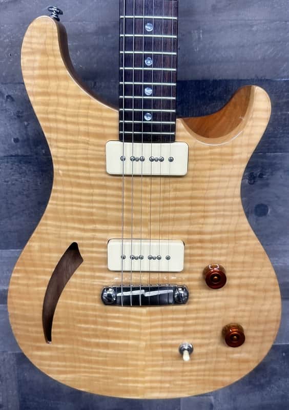 PRS SE Custom Semi-Hollow – Natural Flame Top Korea 2005 image 1
