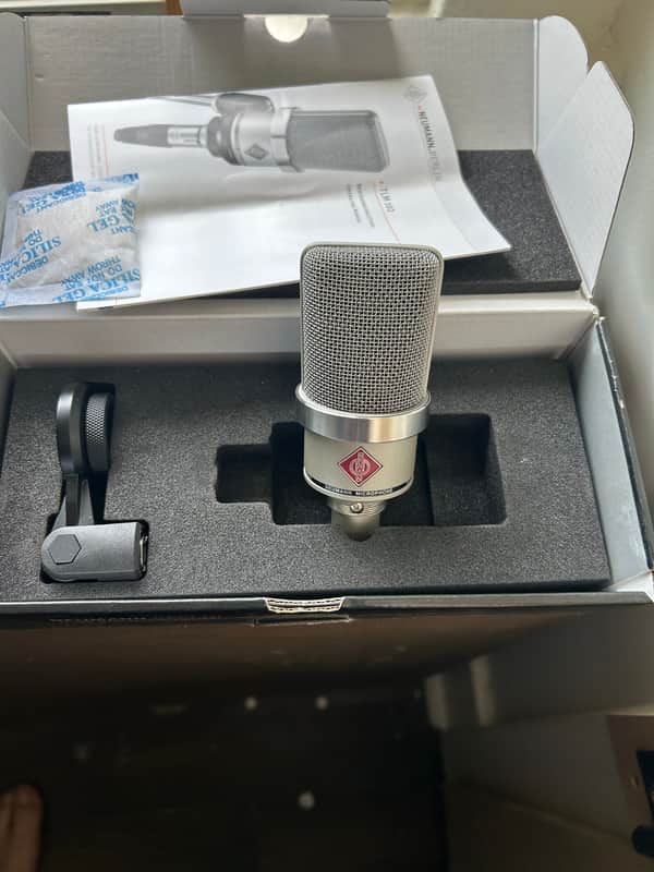 Neumann TLM 102 Large Diaphragm Cardioid Condenser Microphone 2009 - Present - Nickel image 1