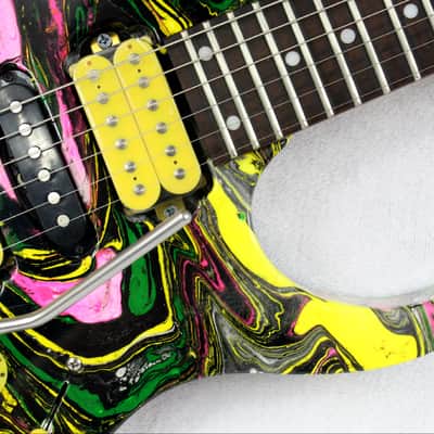 Custom Swirl Painted and Upgraded (MIK) Ibanez RG 270 Electric Guitar image 19