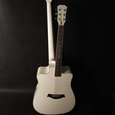 Busuyi Guitar 4 String Bass 6 String Lead Acoustic, Travel Acoustic Guitar with Hard Case image 2