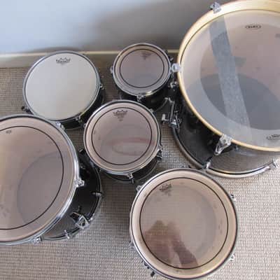 Mapex V Series Black Drum Kit with Hadware Jazz/Child/Portable -18" BD, 8"+10" TT, 12"+14" FT, 12"SN image 15