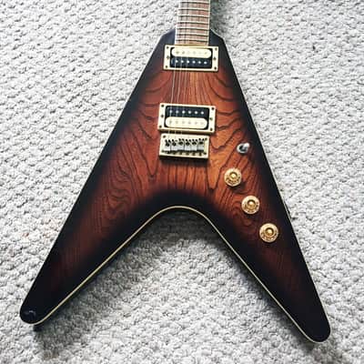 Rare D'agostino Flying V Sunburst 1970s Electric Guitar 70s image 1