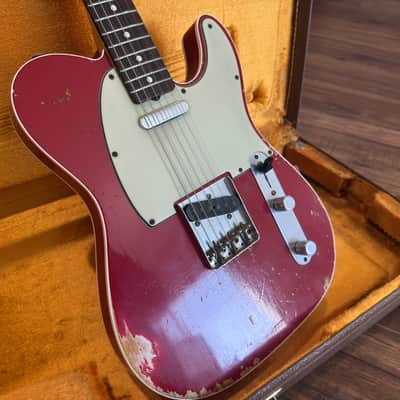 Fender Masterbuilt Yuriy Shishkov Telecaster 2009 - Heavy Relic Dakota Red image 1