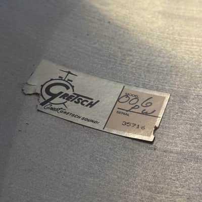 USED 1990's Gretsch Square Badge USA Custom in Green Sparkle - 18x20, 10x12, 14x15 image 3
