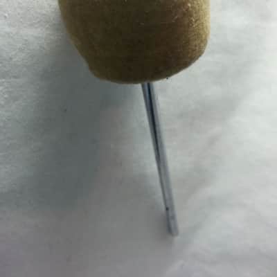 *Ludwig Bass Drum Pedal Beater 1/4" x 6 1/4" - Felt, Chrome Classic Vintage 60s* image 1