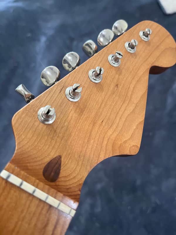Warmoth Vintage Roasted Maple Neck w/ Gotoh staggered tuners image 1