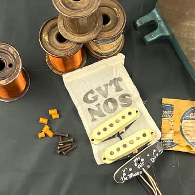 General Vintage Tone NOS Handwound For Stratocaster 50’s Magnet wire “ The Wheeler Chicago “ Heavy image 12