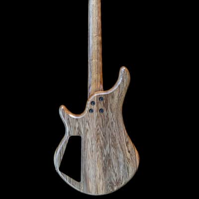 Handmade American Exotic Guitars Studio Series 4 String Bass, Quilt Maple/Limba, Made in U.S.A. image 6