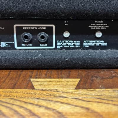 Crate Stealth GT-100H 1990’s- 100W Guitar Head - Black - EL34 Quad image 7