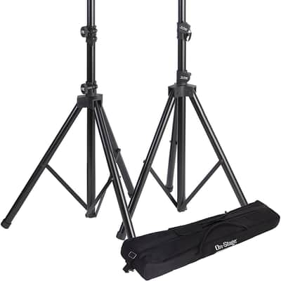 On-Stage Stands SSP7950 All-Aluminum Speaker Stand Pack with Bag image 2