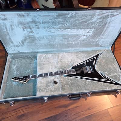 ESP LTD Alexi Laiho Sawtooth SE 20th Anniversary 2026 - black with white stripes image 1