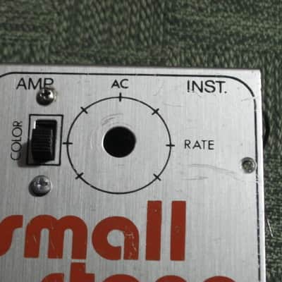 used vintage (mid to late 1970s) Electro-Harmonix Small Stone EH4800 USA TOP part of casing, color switch + screws, Power, In, Out Jacks +nuts/washers, some wires [NO: bottom part of casing, Circuit Board, CB Components, Pot, Switch, Light, Other Wires] image 12