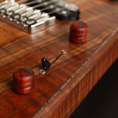 Hoff Guitars Valnut (Neck-Through, Multi-Scale, Semi-Hollow V 2024 - Polymerized Tung Oil image 10