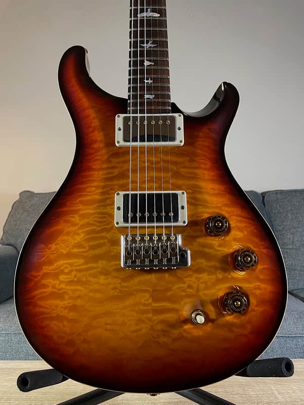 2014 PRS DGT (David Grissom) Wood Library "Quilted Artist Top" Sunset Burst ~ w/Brazilian Rosewood image 1